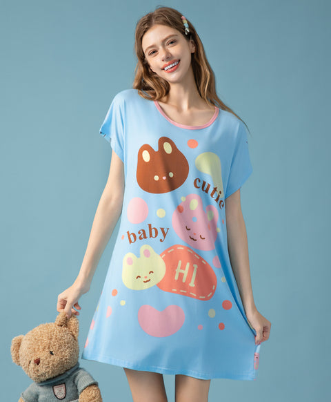 Hi Cutie Baby Microfiber Sleep Dress