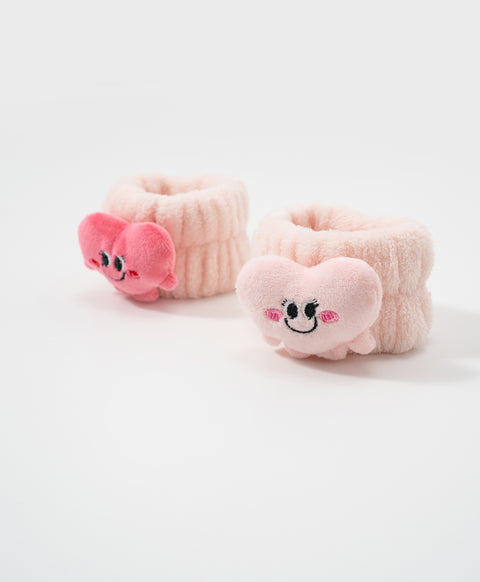 Delulu Power Hearts Make Up Headband & Wristband Set