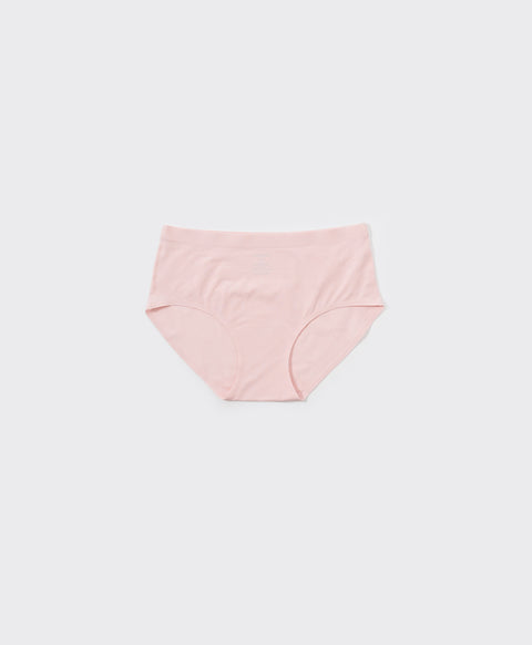 Skinmate Daily Laminated Seamless No-Show Cotton Spandex Mid Waist Midi Panties