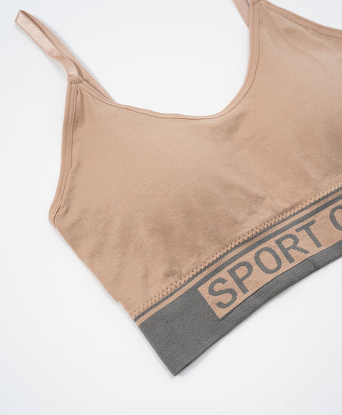 Barely Barely Essential Sporty Wireless Cami Pull Over Vest