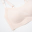 High Coverage Sculpting Side Panel Laminated Wireless Bralette with Back Hooks
