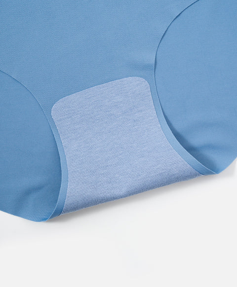 Simple Laminated Low Waist Hipster Panties