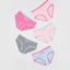 Music Concert Yuki & Hattie 5pcs Low Waist Hipster Graphic Pack Panties Wonder Box