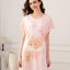 Dreamy Ice Cream Bear Microfiber Short Sleeves Sleep Dress