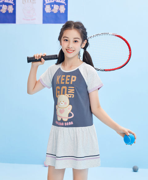 Junior Victory Teddy GIRLS Sleep Dress