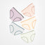 Autumn Touch Low Waist Midi Ribbed Cotton Panties