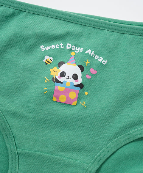 Junior Sugar Panda Low Waist Mini 3pcs Lyocell Cotton Spandex Pack Panties
