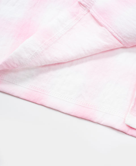 BedMood Cremo & Mello Join The Late Morning Coffee Club Polyester PJ Short Sleeves Top & Long Pants Set - Pink