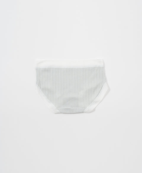 Delicate Bow Low Waist Hipster Ribbed Cotton Panties