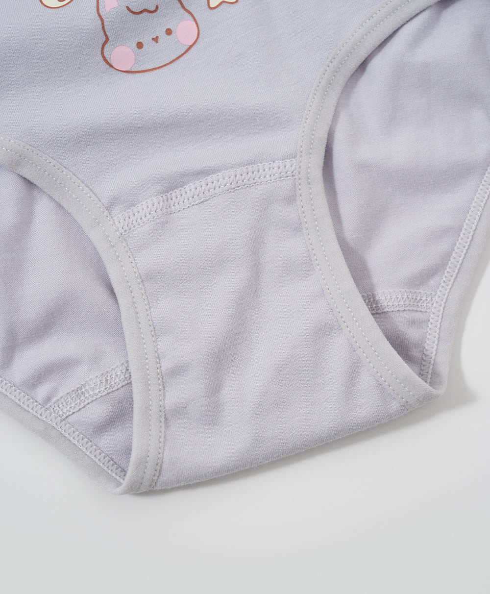 Junior Little Bunny Cotton Low Waist Mini Panties