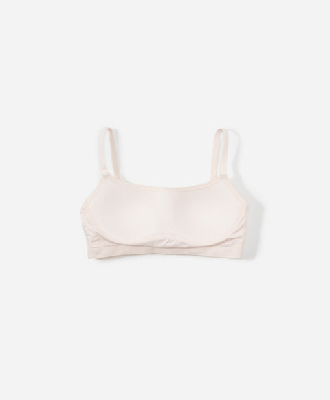 Teens Seamless Cloudy Fit Cami Crop Vest With Back Hook