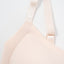 High Coverage Sculpting Side Panel Laminated Wireless Bralette with Back Hooks