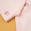 Cookies d'amore Satin Short Sleeve Top & Short PJ Set-Peach