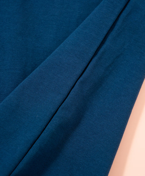 Cookies d'amore Long Sleeves Top With Pants Set-Dark Blue