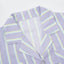 BedMood Cremo Mentally Unavailable. Physically Comfy Polyester PJ Short Sleeves Top & Shorts Set - Purple