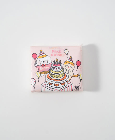 Harmony B-Day Party Graphic Tissue 3-Pack Set (3x60’s)