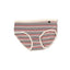 Preppy Stripes Low Waist Midi Ribbed Cotton Panties