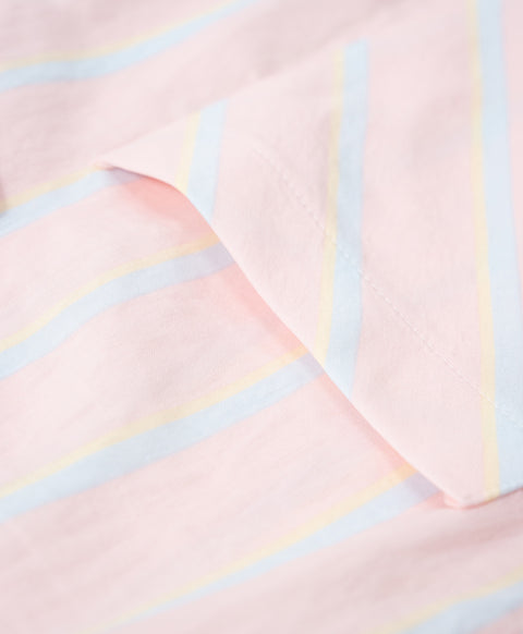 BedMood Mello Not Ignoring You, Just Resting Polyester PJ Short Sleeves Top & Shorts Set - Peach