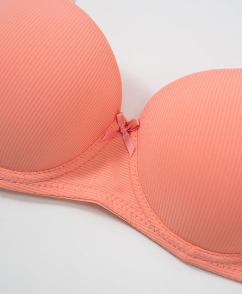 Simply Rib Comfort 1/2 Cup Underwired Multiway Bra (B Cup)