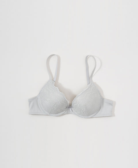Spring Lace 3/4 Cup Underwired Demi Bra