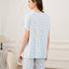 Kitty's Splash Time Short Sleeves Microfiber Top & Bottom Sleep Set