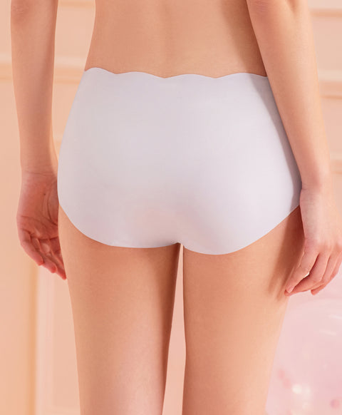 Crème de Lacelisse Lace-Trimmed Mid Waist Hipster Panties