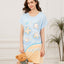 Kitty's Splash Time Microfiber Short Sleeves Sleep Dress