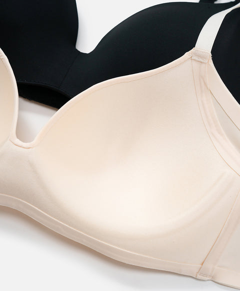Bare Essential Wireless Lightly-Lined High Side Panel 3/4 Cup Demi Bra