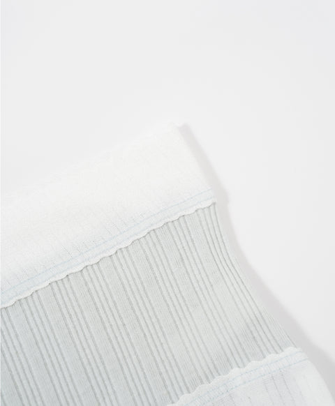 Delicate Bow Low Waist Hipster Ribbed Cotton Panties