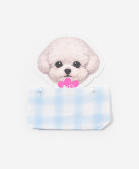 BedMood Cremo & Mello Plaid Pet Bandana Bib
