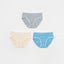 Rib Design Low Waist Midi Cotton Panties