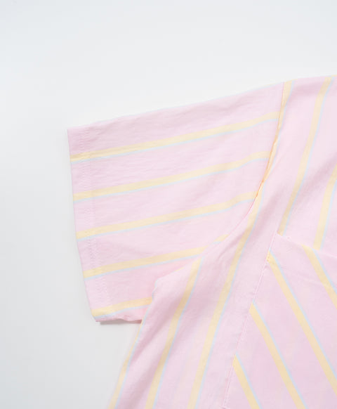 BedMood Cremo Doing Nothing Looks Good On Me Polyester PJ Short Sleeves Top & Shorts Set - Pink
