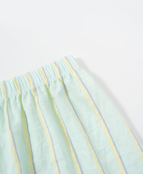 BedMood Cremo Currently Busy Doing Nothing Polyester PJ Short Sleeves Top & Shorts Set - Green