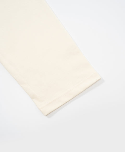 BedMood Cremo & Mello Late Morning Coffee Club Cotton Blend Long Sleeves Top & Shorts Set - Cream