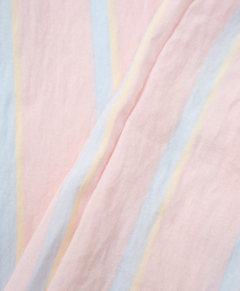 BedMood Mello Not Ignoring You, Just Resting Polyester PJ Short Sleeves Top & Shorts Set - Peach