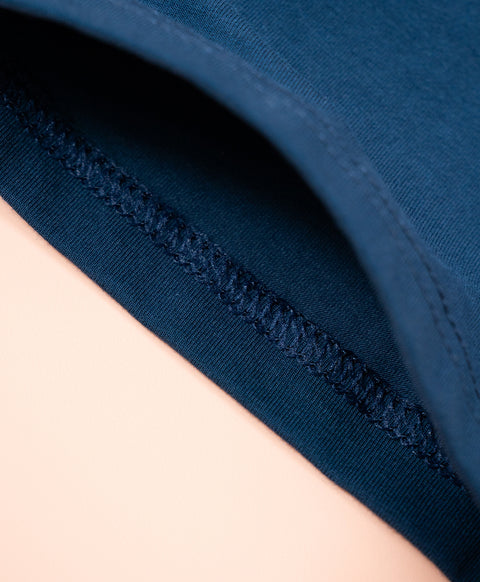 Cookies d'amore Long Sleeves Top With Pants Set-Dark Blue