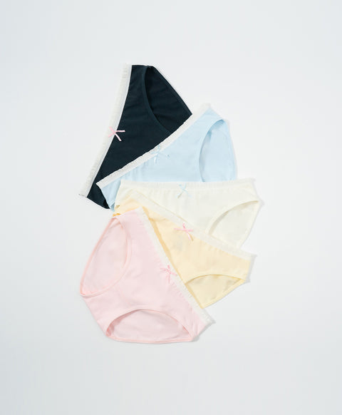 Ballet Sweetie Low Waist Mini 5pcs Cotton Spandex Pack Panties