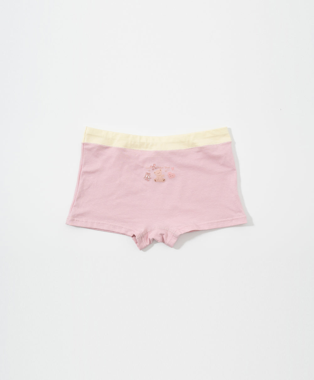 Junior Ballet Bear Cotton Low Waist Boxshorts Panties