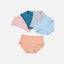 Summer Poem Mid Waist Hipster 5pcs Cotton Spandex Pack Panties