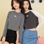 Peekaboo Long Sleeves Raglan Baby Tee