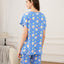 Remember to Eat Breakfast Short Sleeves Microfiber Top & Bottom Sleep Set
