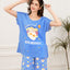 Remember to Eat Breakfast Short Sleeves Microfiber Top & Bottom Sleep Set