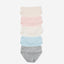 Sunday Morning Mid Waist Midi 5pcs Cotton Spandex Pack Panties