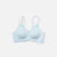 Crème de Lacelisse Wireless Lace-Trimmed V-Neck Bra