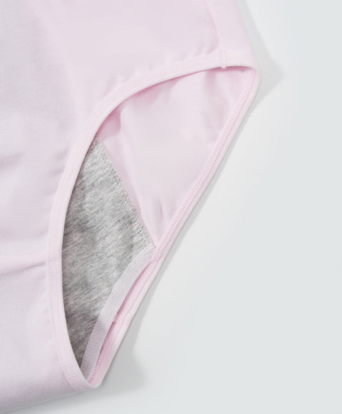 Gentle Hush Mid Waist Midi 2pcs Pack Cotton Spandex Sanitary Panties