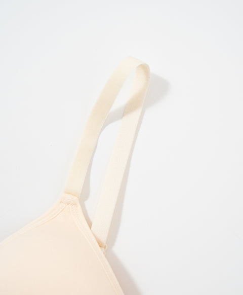 (NEW) Real Comfy Triangle Cup Seamless Wireless Bra