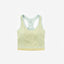 Stay Bloom Padded Stripes Ribbed Racerback Vest