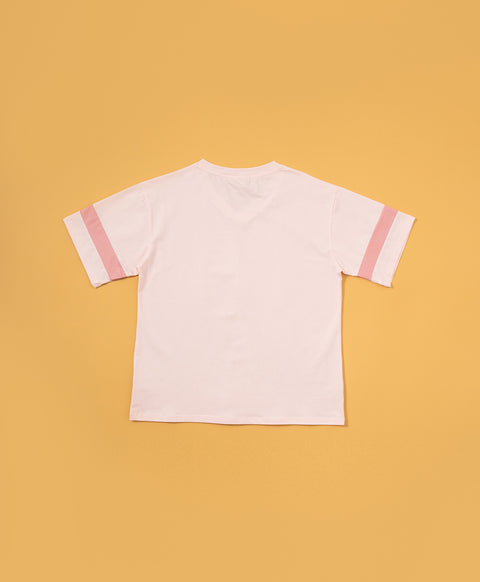 Delulu Power Hearts Short Sleeve Top & Long Pants PJ Set