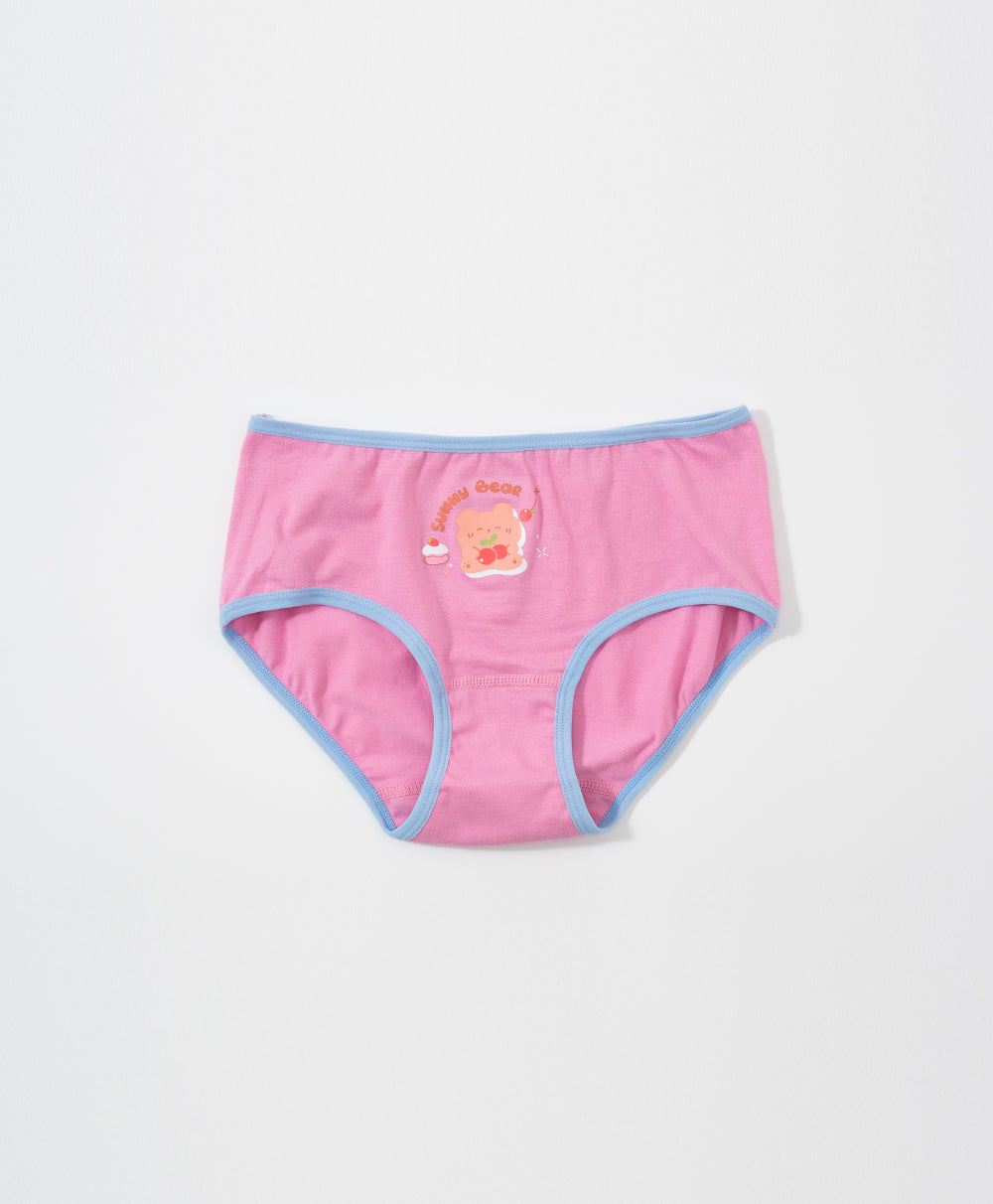 Junior Sunny Bear Cotton Low Waist Mini Panties