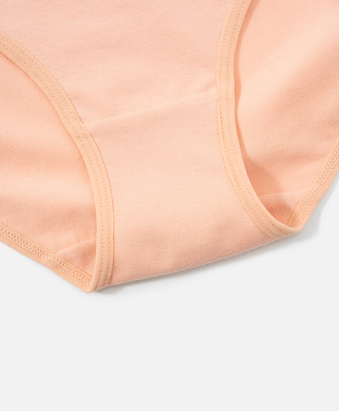 Summer Poem Mid Waist Midi 5pcs Cotton Spandex Pack Panties